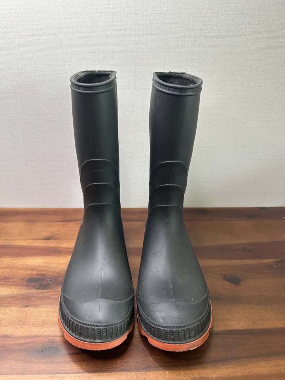 Wonder Nation Youth Chore Rain Boots Black Waterproof Mud Boots